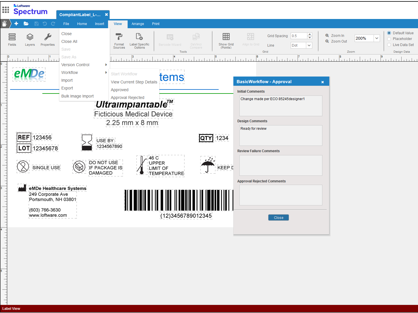 Spectrum-workflow-Screenshot