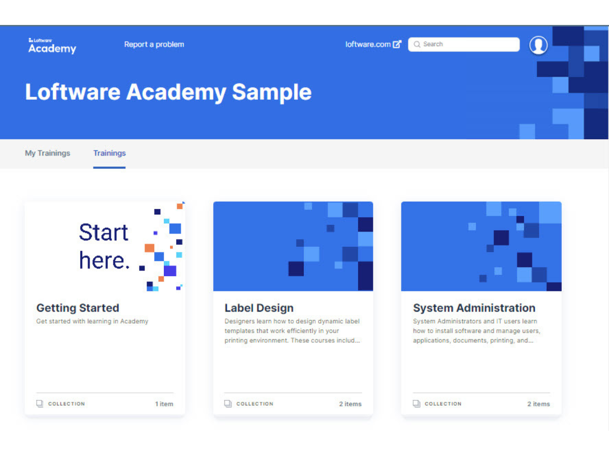 Academy Sample
